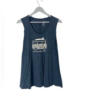 Natural Life Tank Top Womens L Do more of What Makes your Soul Happy t-shirt